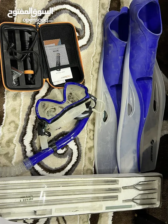 ادوات غوص وصيد نظيف