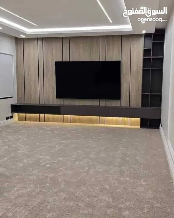 فاير بليس ورق جدران والشيبورد وبانوهات وجبسن بورد شلالات بارجولا نوافير بديل الرخام وبديل الخشب والق
