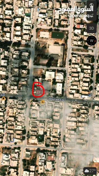 فيلا +عمارة على الرئيسي شارع قصر عبدو اسماعيل سعر حرق