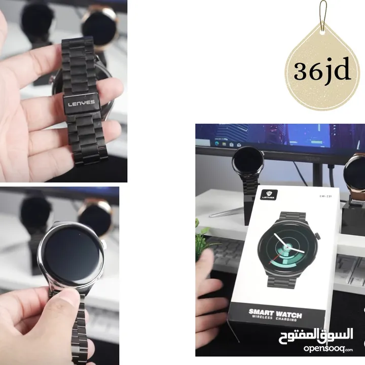 ساعات ذكية smartwatch من اقوى الشركات العالميه المكفولة