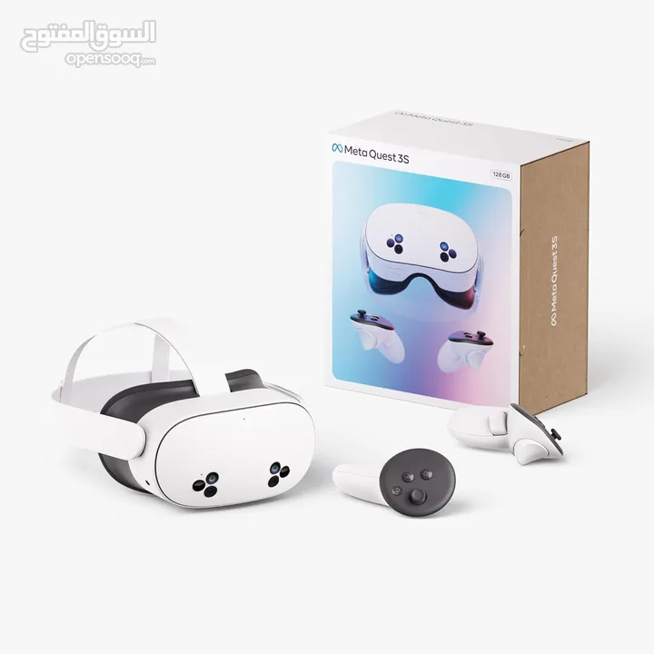 "استكشف عوالم جديدة مع META QUEST 3S 128GB - غامر في الواقع الافتراضي بجودة ودقة خيالية!