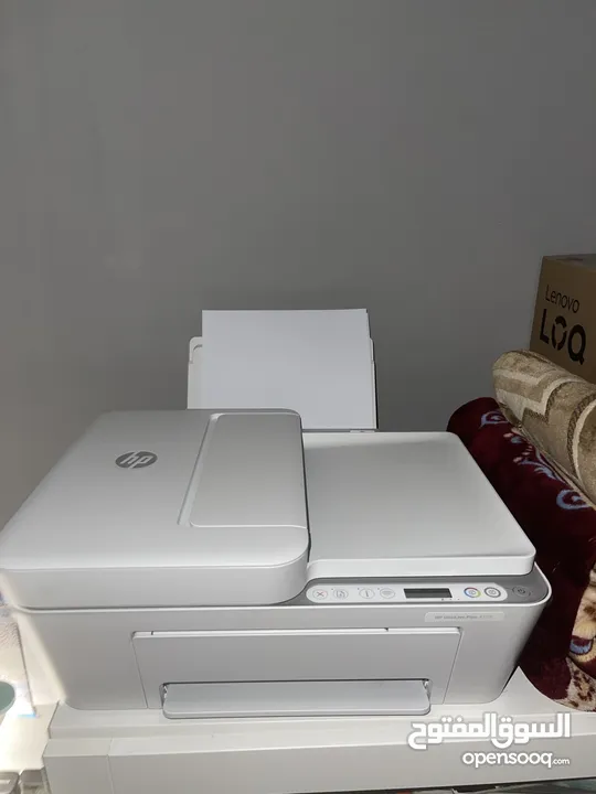 طابعة hp deskjet plus 4120 حالة شبه جديدة