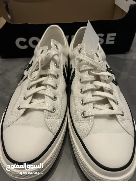 Converse star player 76 white and black , شوز كونفرس اصلي جديد