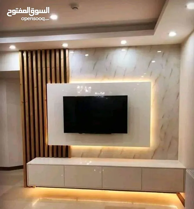 جبسون بورد الاسقف بأنواعه الابيض والأخضر والزهري والحديد بسماكه مختلف ومتنوع من زوايا وترك والاميجا