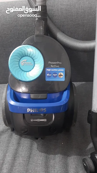 مكنسة كهربائية ماركة فيليبس باور برو اكتيف 2000 واط Philips PowerPro Active Bagless Vacuum Cleaner