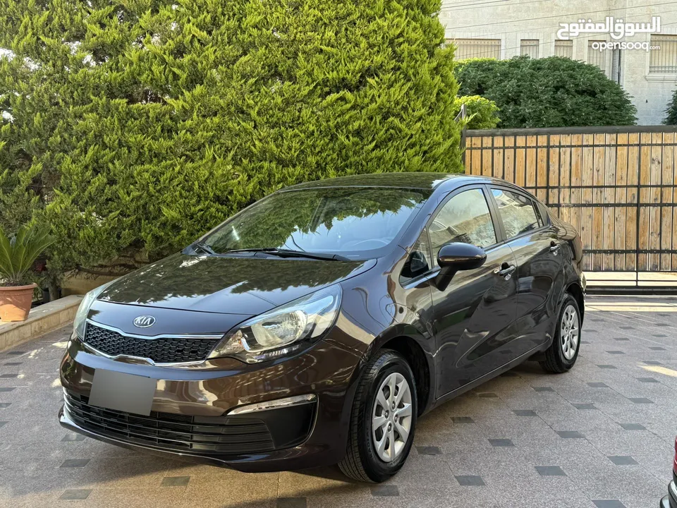 كيا ريو kia rio جيد 7 موديل 2016