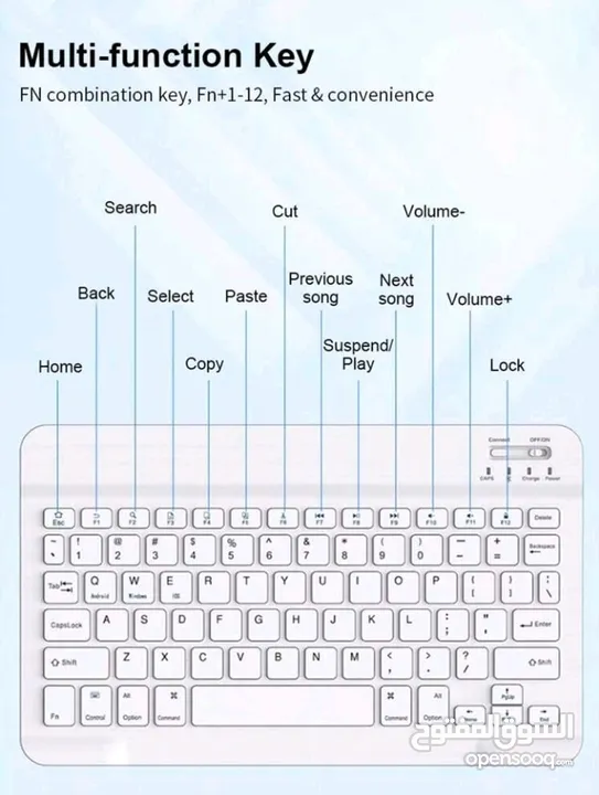 كيبورد لاسلكي لوحة مفاتيح لاسلكية