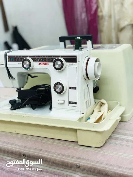 Sewing machine janome selector used for sale للبيع مكينة خياطة جانوم مستعمل