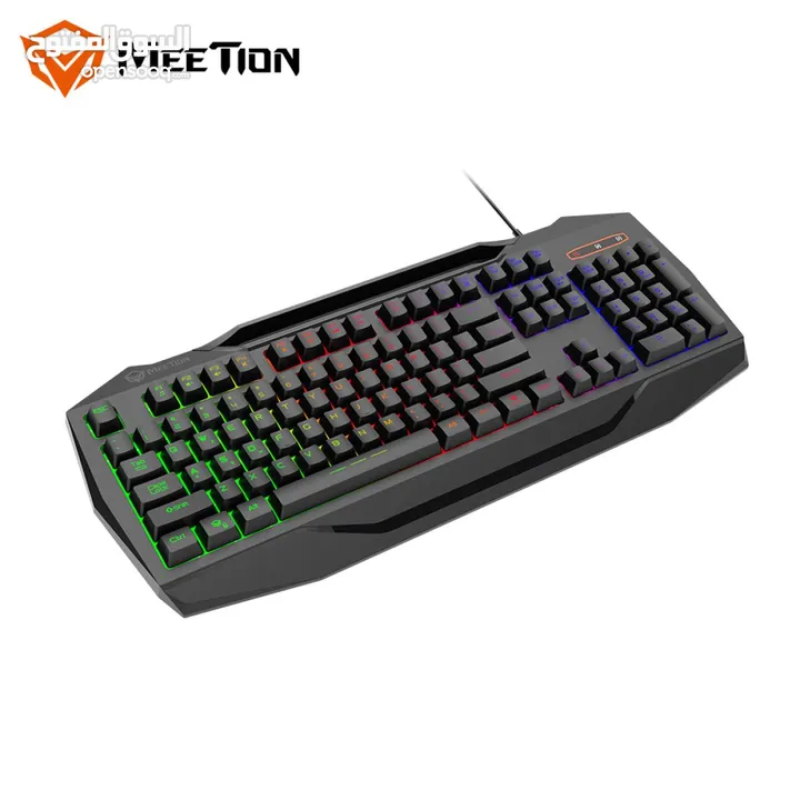 Meetion C490 4in1 RGB Backlight Wired Gaming Kit مجموعة الألعاب السلكية Meetion C490 4 في 1 بإضاءة خ