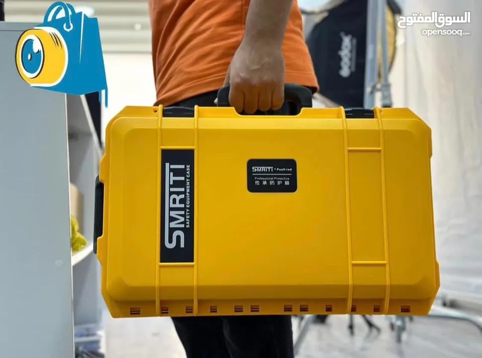 حقيبة معدات تصوير متنقلة Hardcase ضد صدمات والماء