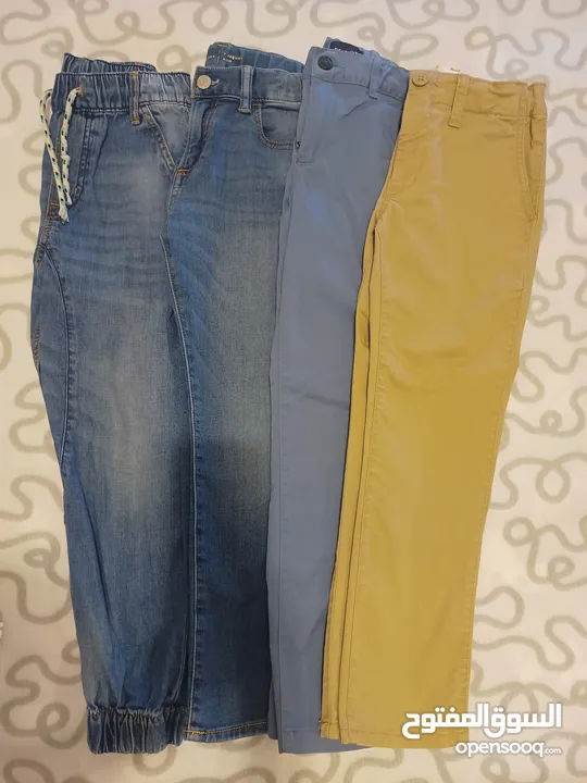 Package of clothes for a boy