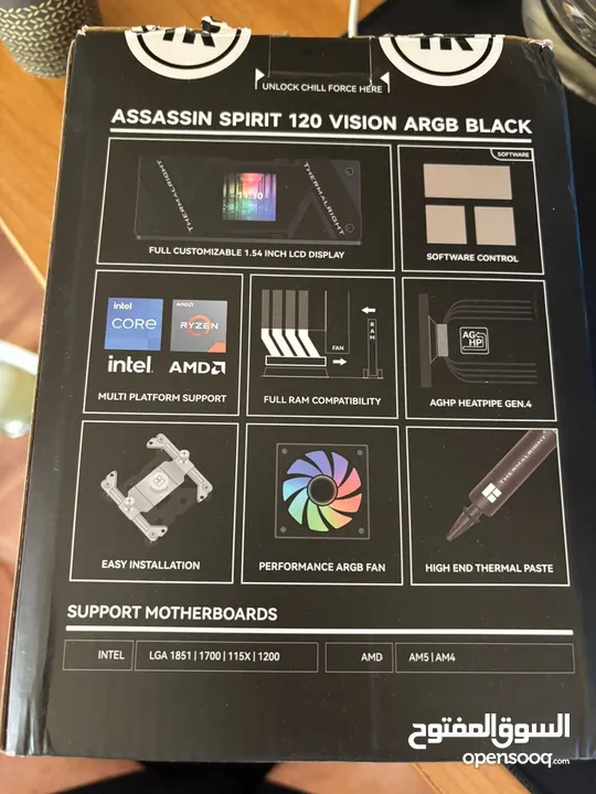 Thermalright Assassin Spirit 120 Vision ARGB Black (نسخة الشاشة)