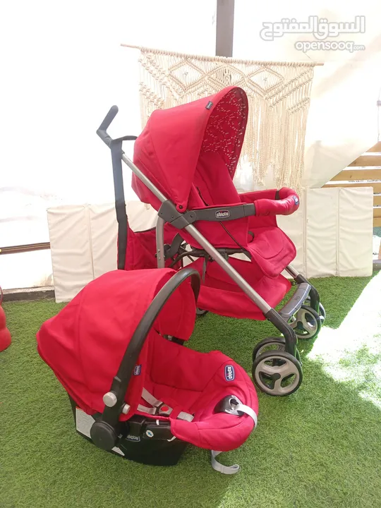 عرباية وكوت وشنطه اطفال من Chicco