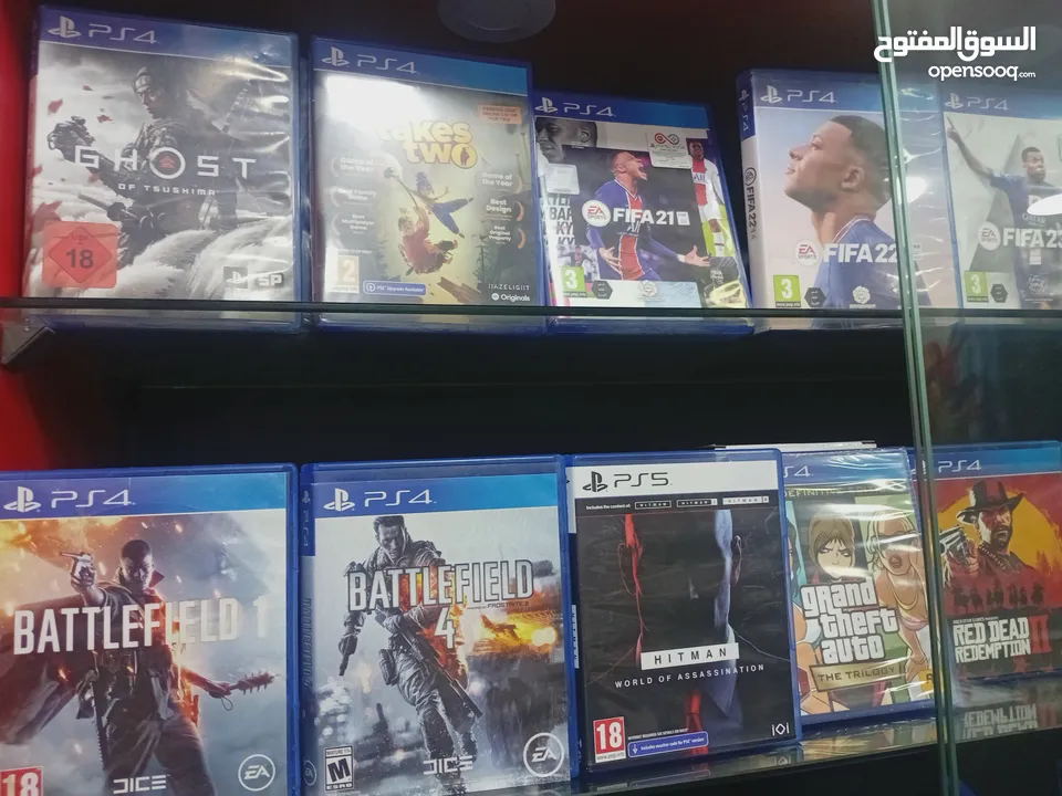 سيديات بلايستيشن فور  و فايف PS4 &PS5 CD.S