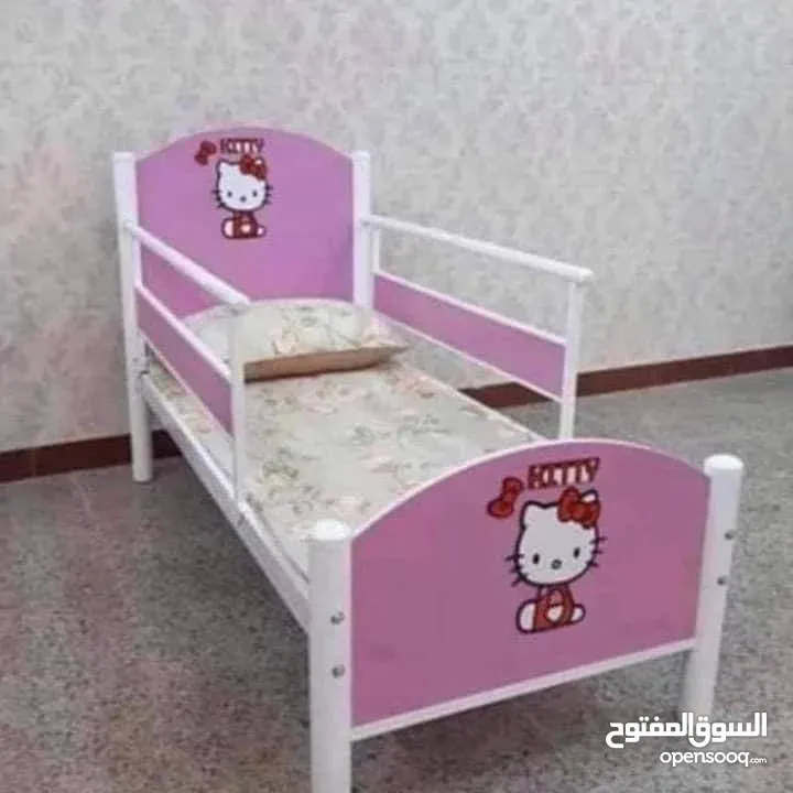 سرير ايراني طفل   قياس السرير 70عرض  طول 160 سم