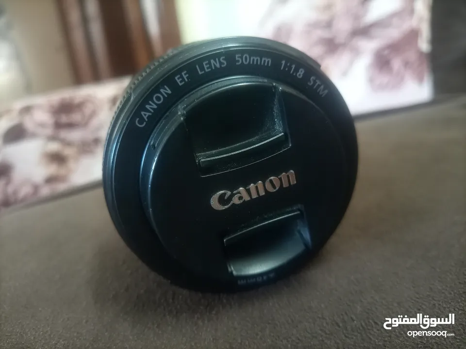 عدسة كانون 50mm stm