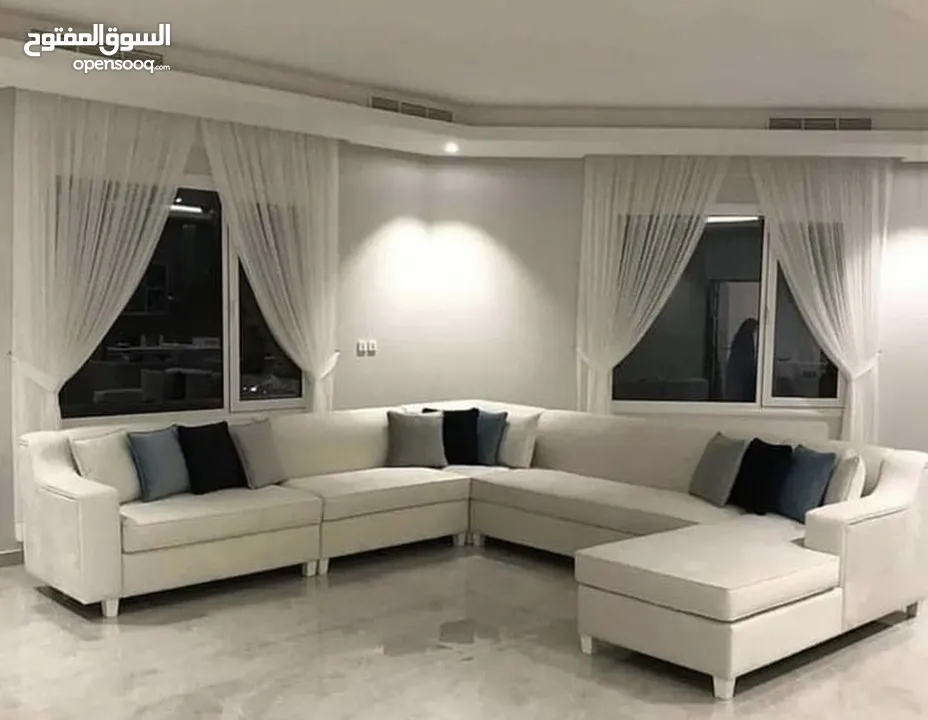 كورنر امريكي تفصيل حسب الطلب اطقم كنب وكورنر