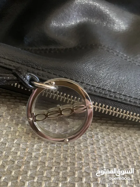 Original Trendy Bebe feux leather  shoulder bag - used شنطة يد / كتف عملية جلد طبيعي ماركة Bebe