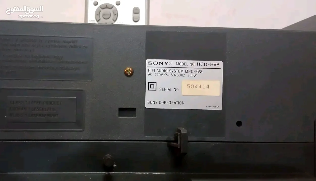 ستيريو سوني موديل sony model hcd-rv8