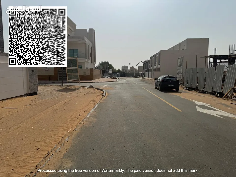 للبيع ارض سكنى استثمارى تانى قطعه من شارع قريب المسجد