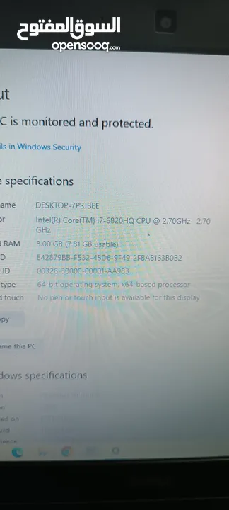 Laptop dell Gen 6