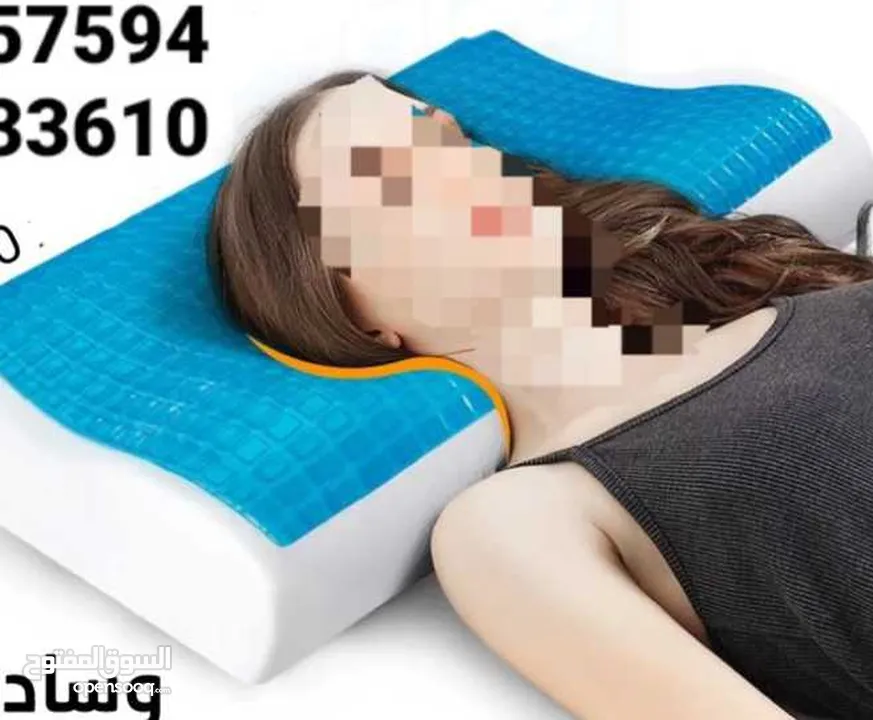مخدات طبية الفوم من الجل المريح مثالية لالم الرقبة اثناء النوم علي المخدات العادية المتعبة فهي مصممة