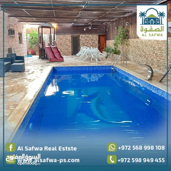 فيلا مميزه للايجار  وكالعاده اسعار حرق ويهالأجواء ما بدها الا سباحه