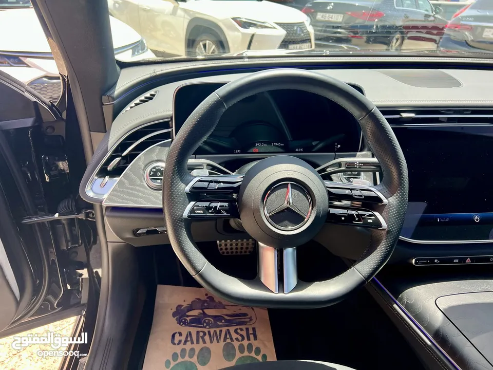 مرسيدس E200 AMG بانوراما كت اسود نايت 2024 الشكل الجديد وارد المانيا بحالة الزيرو مميزة
