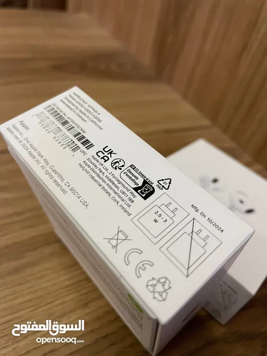 سماعات أبل الجيل الرابع‏ Apple AirPods 4 standard/ANC with 1 year warranty