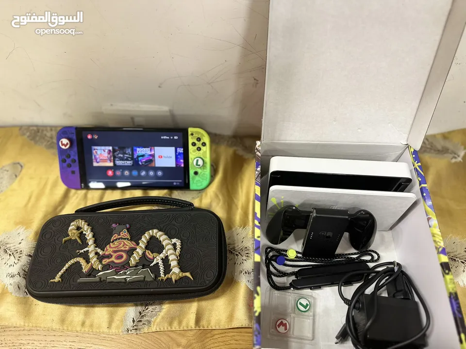 جهاز Nintendo Switch Oled نسخة Splatoon 3 قابل للتفاوض
