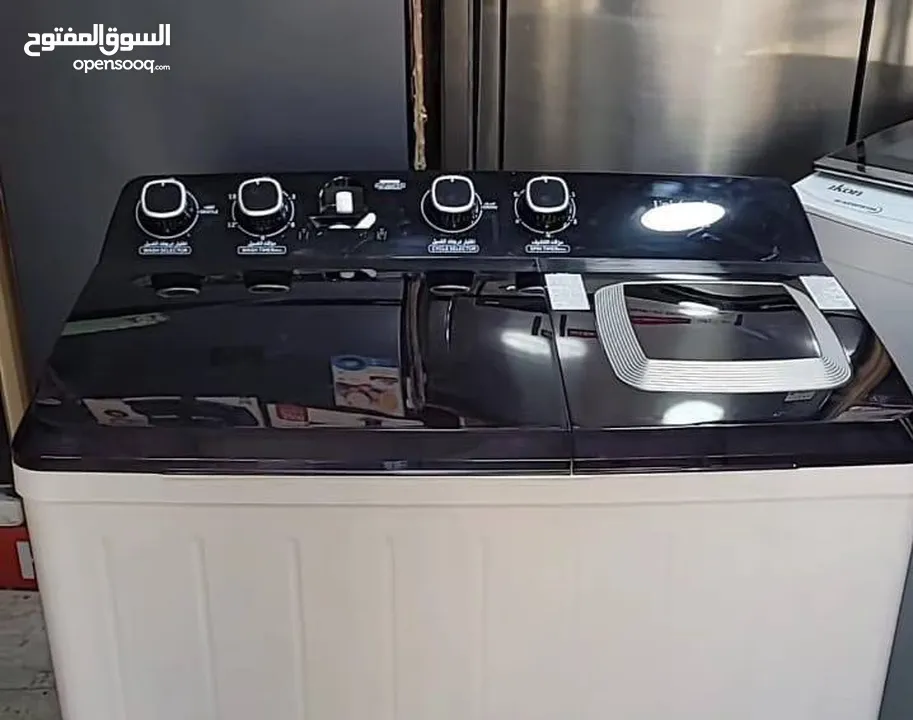 غسالات يونيفرسال بنظام LG بحوضين وسعة 18 أو 20 كيلو