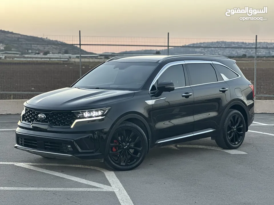 كايا سورينتو /2020 فل الفل  فتحة سقف بانوراما  2x4 ///200Hp  ديزل  2200cc  فل الفل مسكر بلاك