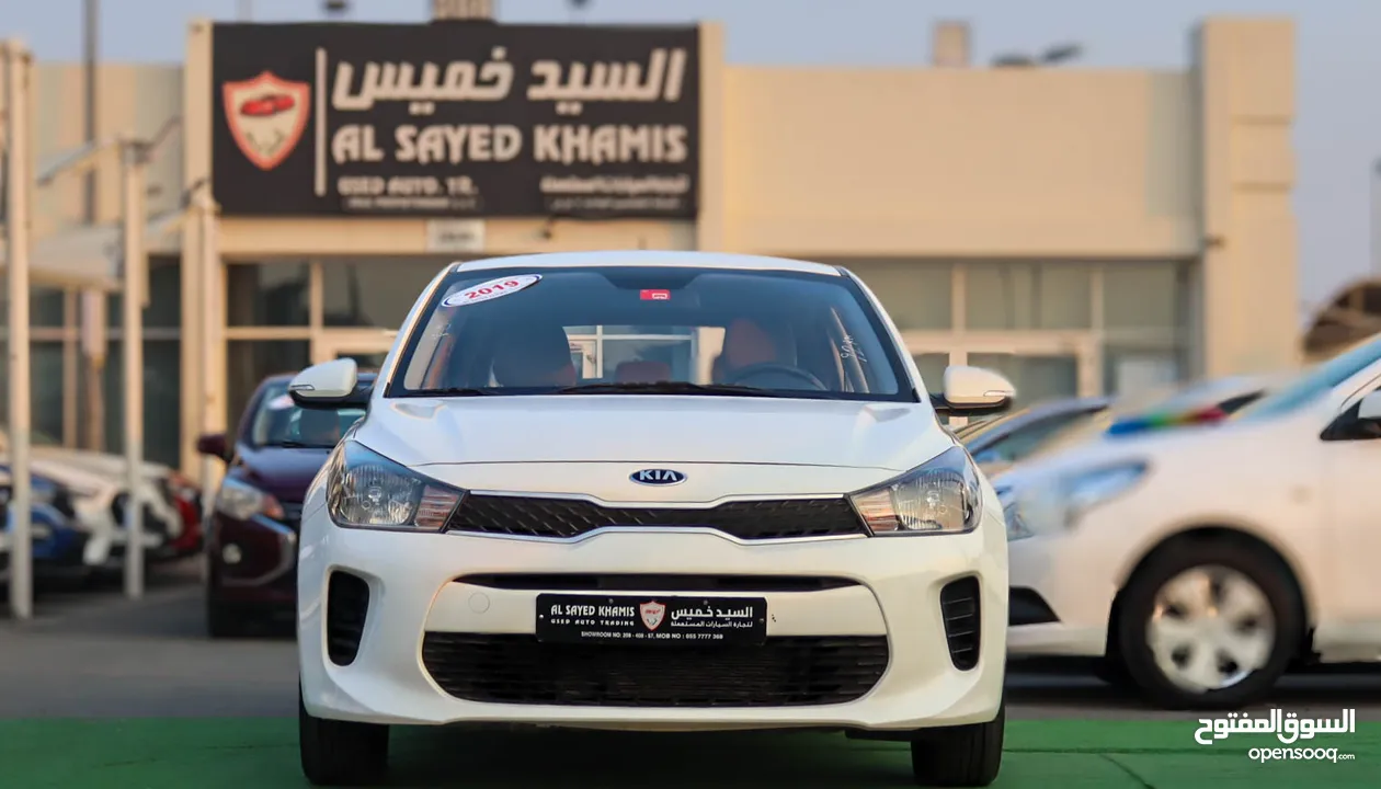 Kia Rio 1.6L 2019 GCC accident free in excellent condition 662 P.M