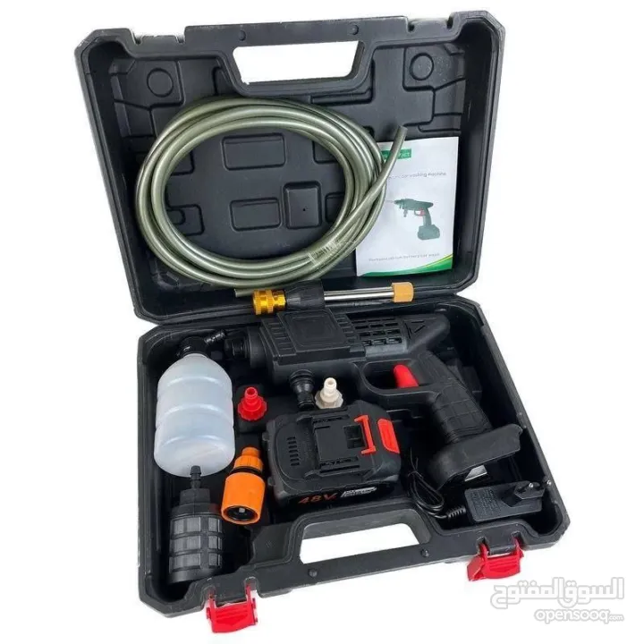 جيتور متنقل لاسلكي – قوة تنظيف بكل مكان  الحل العملي والسريع لتنظيف سيارتك، البيت، الحديقة