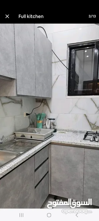 استوديو مميز عائلي في تلاع العلي لموظف او لطالب مفروش بأثات حديث