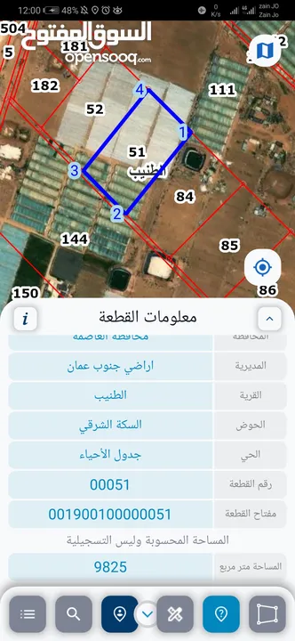 للبيع ارض 10 دونم في الطنيب مميزه بسعر مغري