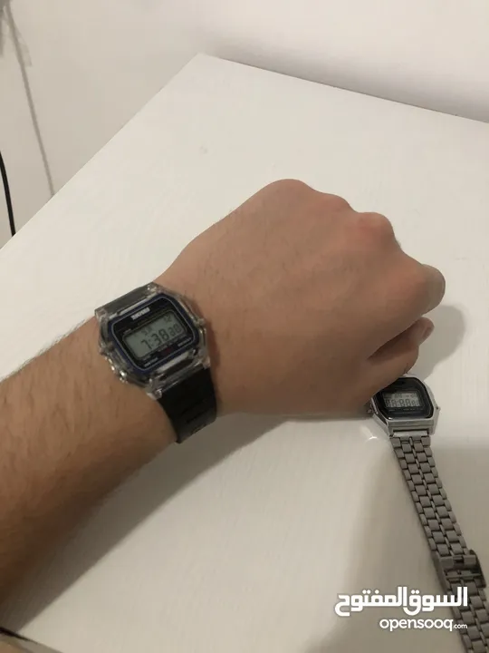 ساعة كاسيو بسعر رخيص واستعمال خفيف جدا للبيع بجودة جيدة جدا