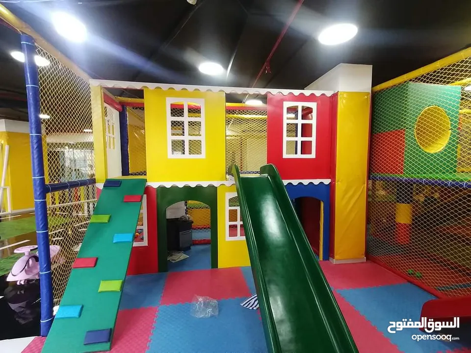 تفصيل متاهات وترامبولين تركيب مواسير فوم ارم فليكس وشبك play area