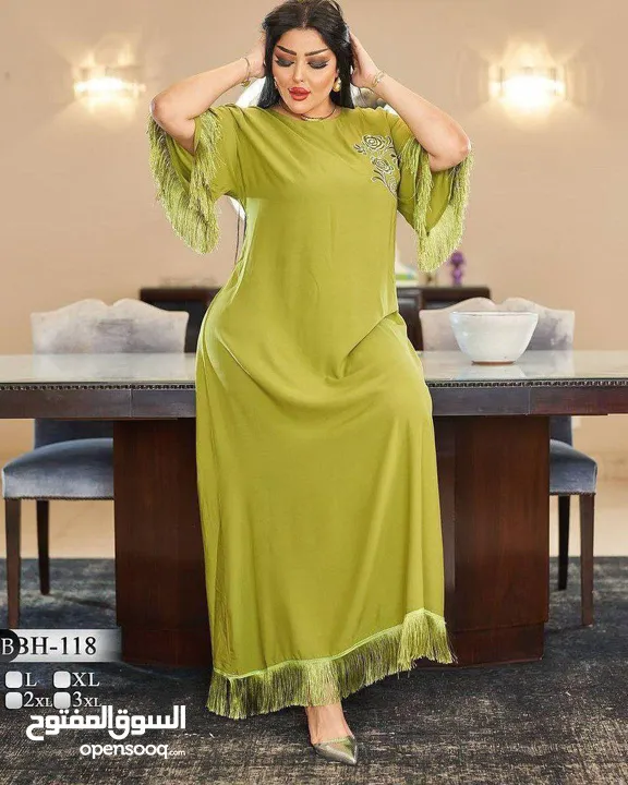 كلابيه رمضانيه كلوش  •القياس : L XL XXL XXXL  •السعر: 18 الف •طول: كامل ع قالب الجسم • يصير على اطر