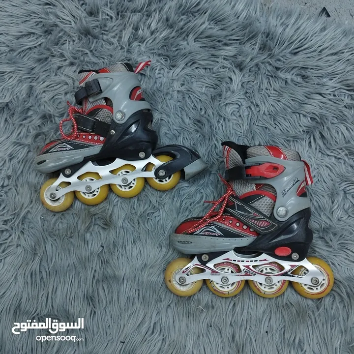 Skate (VIP)   عجال مطاط هيكل بلاستيك مقوى شفرات حديد   السعر والمقاس والماركة أسفل كل صورة