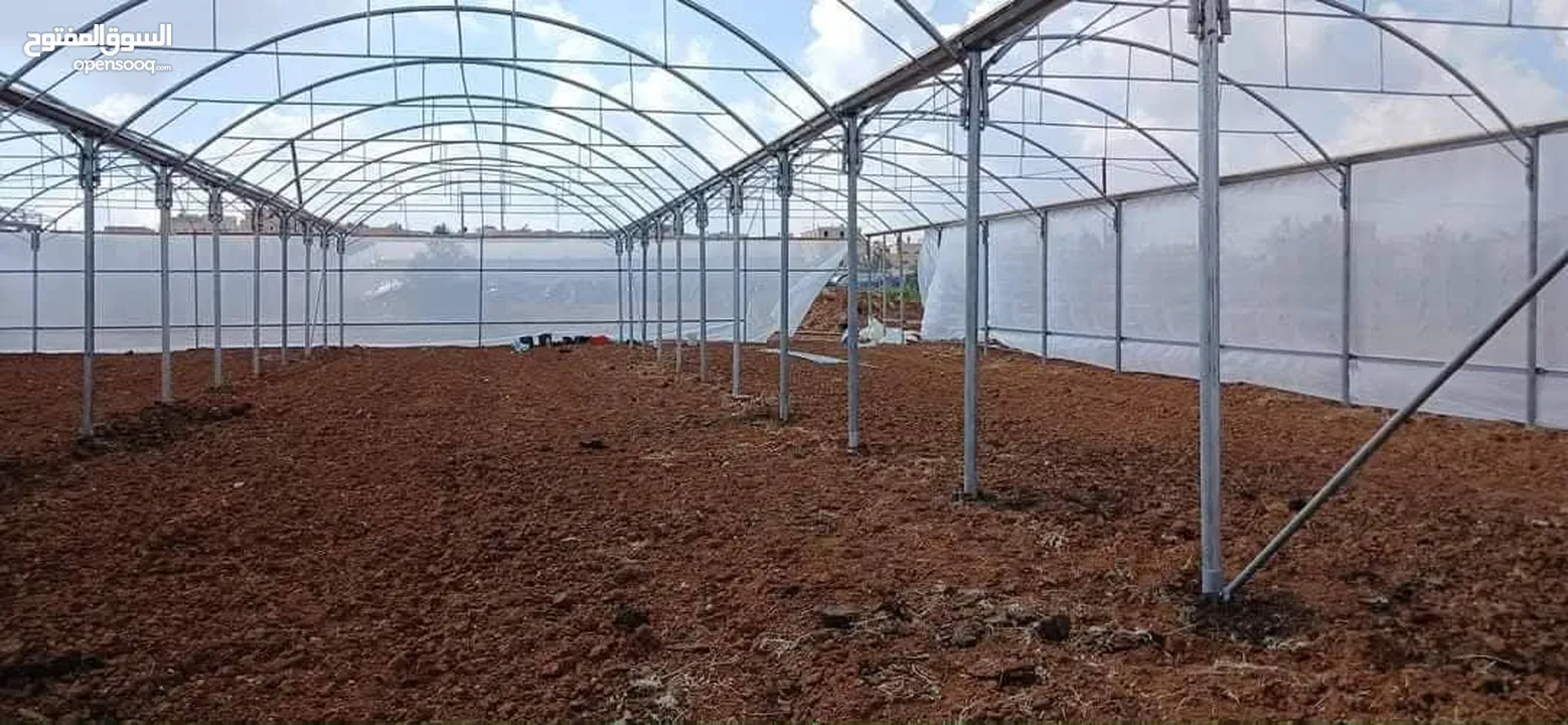 تركيب بيوت بلاستيكية  حمموت  زراعية على النمط الحديث   ،  جزء من الاعمال التي نقدمها للمزارعين لاستم