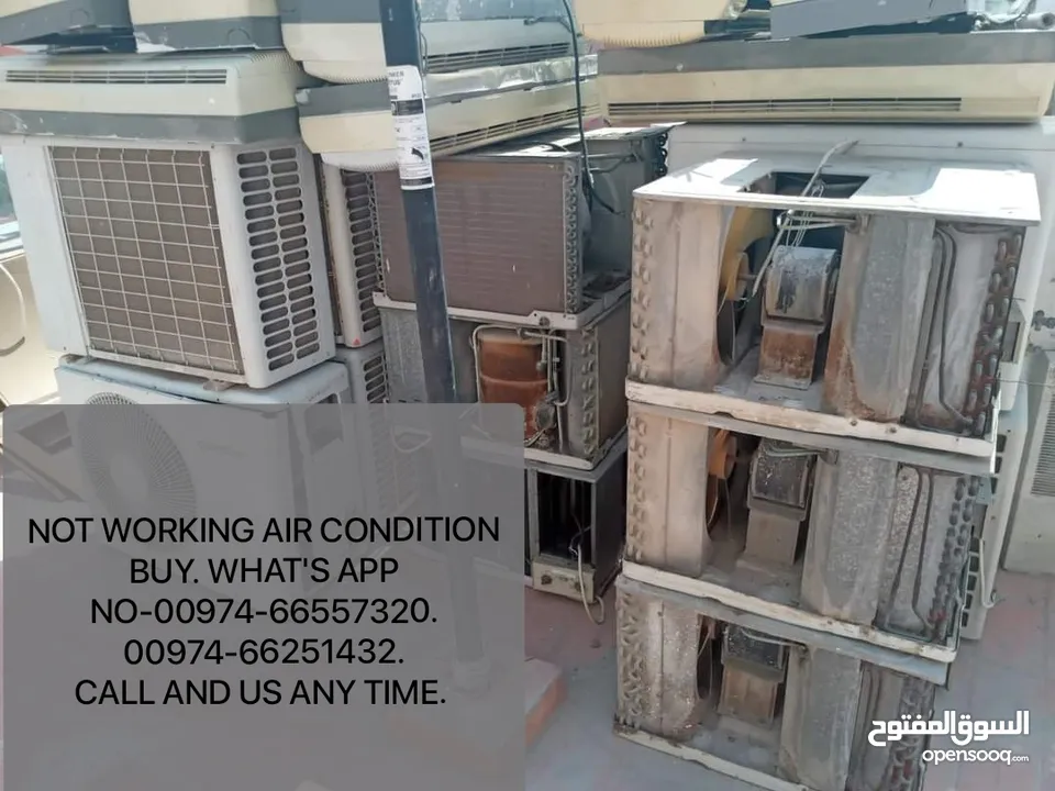 I buy SCARB AND DAMAGE AIR CONDITION. WINDOW TIPE AND SPLIT TIPE. working air CONDITION ALSO BUYING.