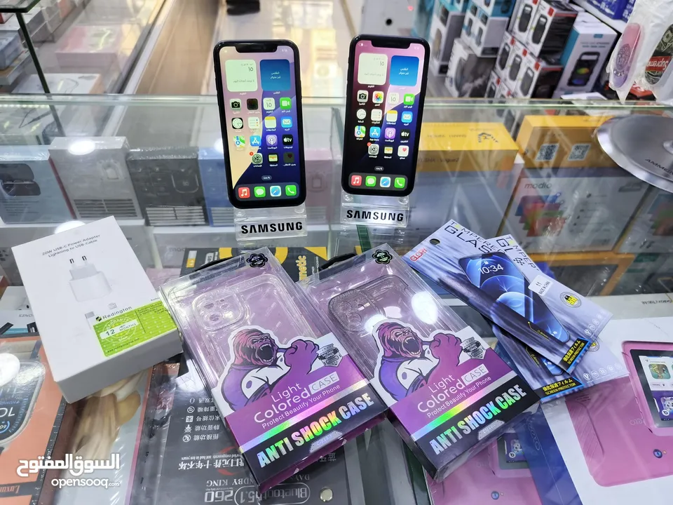 تفاح القوي وصل iphone 11 جيجا 128 بطارية 71 وايضاا 73 مغير شاشة اصلية فقط معه بكج هدية يتوفر توصيل