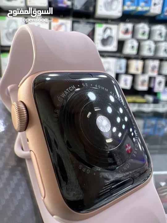 Used Apple Watch Series SE (40mm)  ساعة ايفون مستعملة SE قياس 40 مم  مستعملة بحالة ممتازة /// /// //