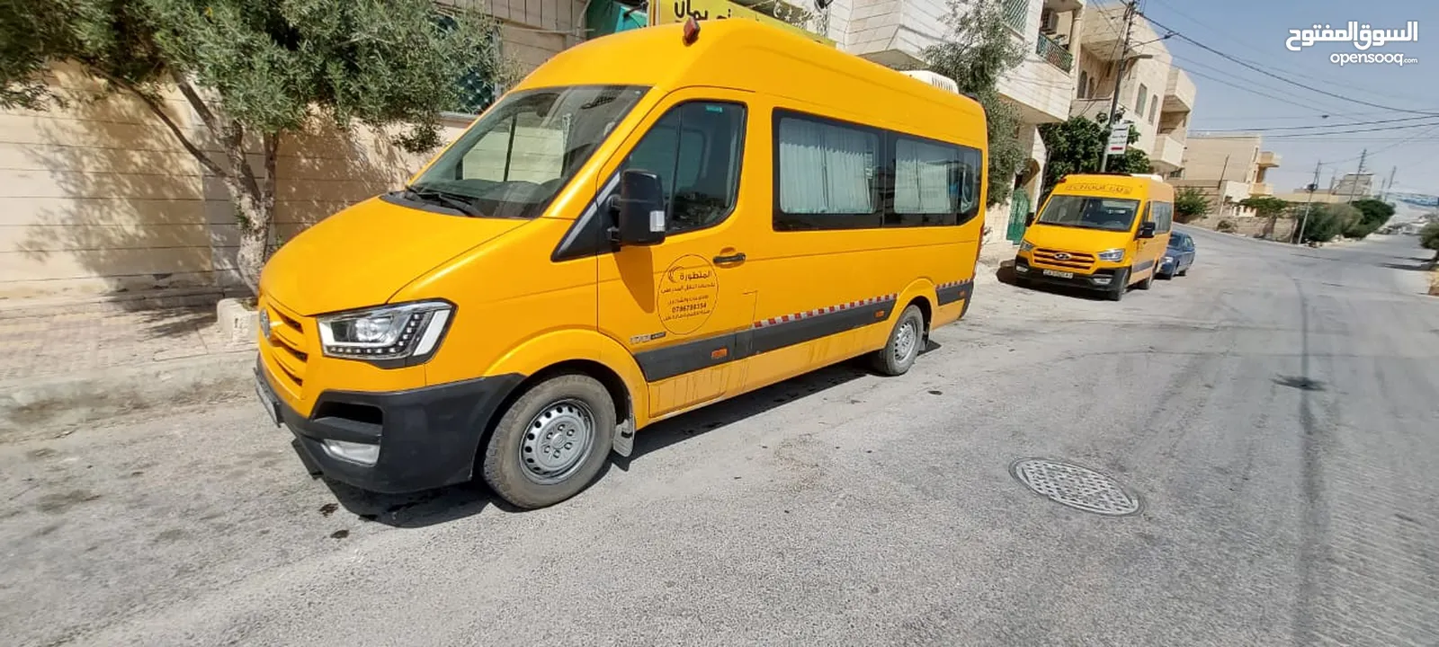 باص توصيل ركاب رحلات وطلبات مكيف وحديث وبلوتوث