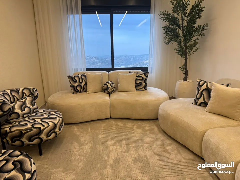 طقم كنب صالون جديد