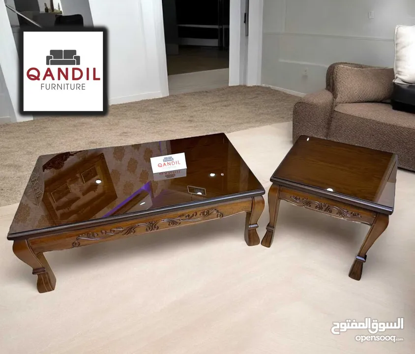 طقم طاولات وسط مرتب