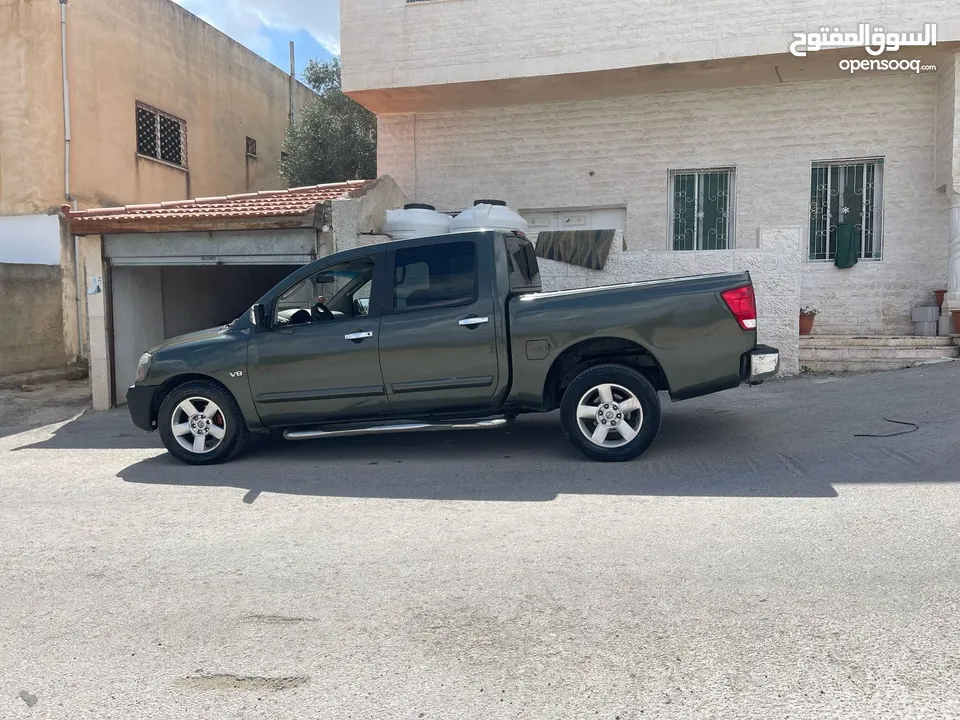 للبيع اقساط او البدل بكم نيسان تيتان بنزين فورويل مرخص للبيع