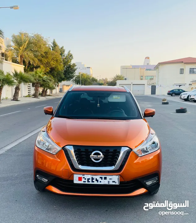 *NISSAN KICKS*  *Agency Bahrain* *Model -  *2020* *Km - 53k km Only* Engine - 1.6 L  Color – Orange