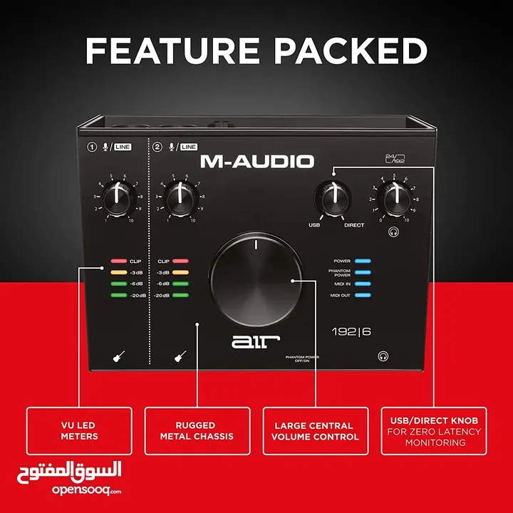 كرت صوت m-audio 192 6 سعر حرقق